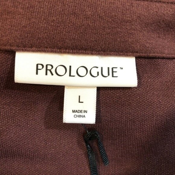 Prologue Long Sleeve Boat Neck Midi Dress Large - Picture 3 of 6